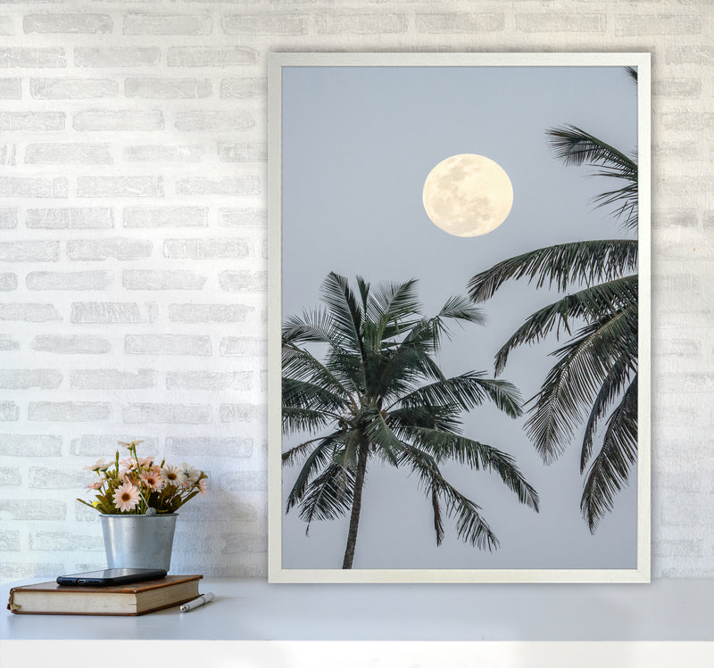 Full Moon Photography Print by Victoria Frost A1 Oak Frame