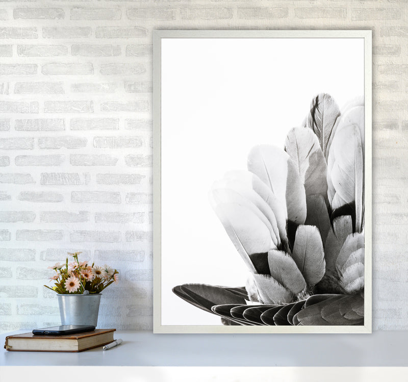Feathers Photography Print by Victoria Frost A1 Oak Frame
