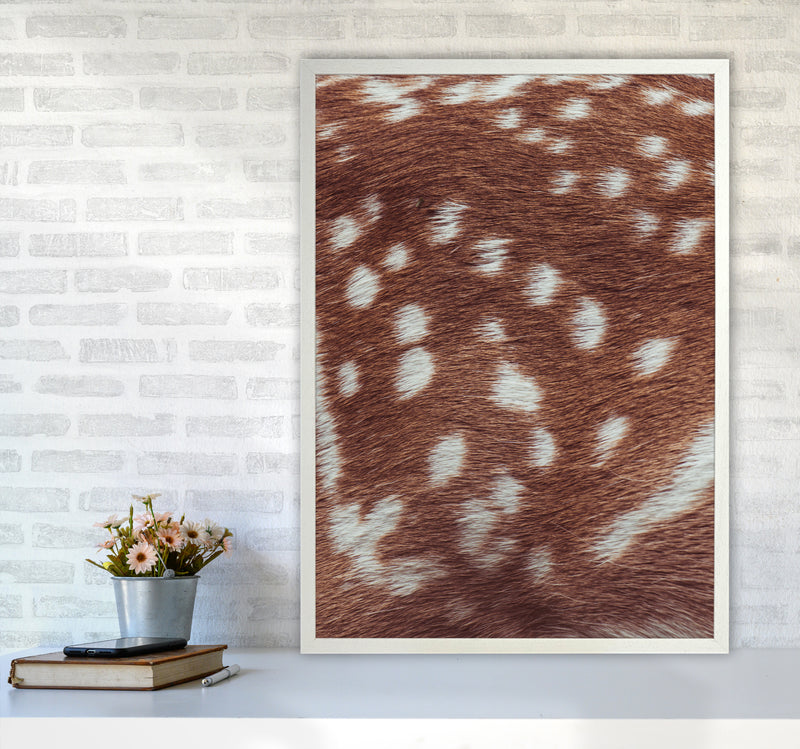 Deer skin Photography Print by Victoria Frost A1 Oak Frame
