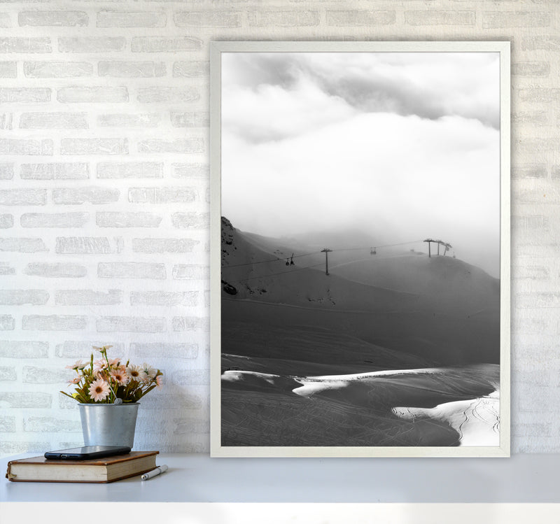 Above and beyond the Mountain Photography Print by Victoria Frost A1 Oak Frame