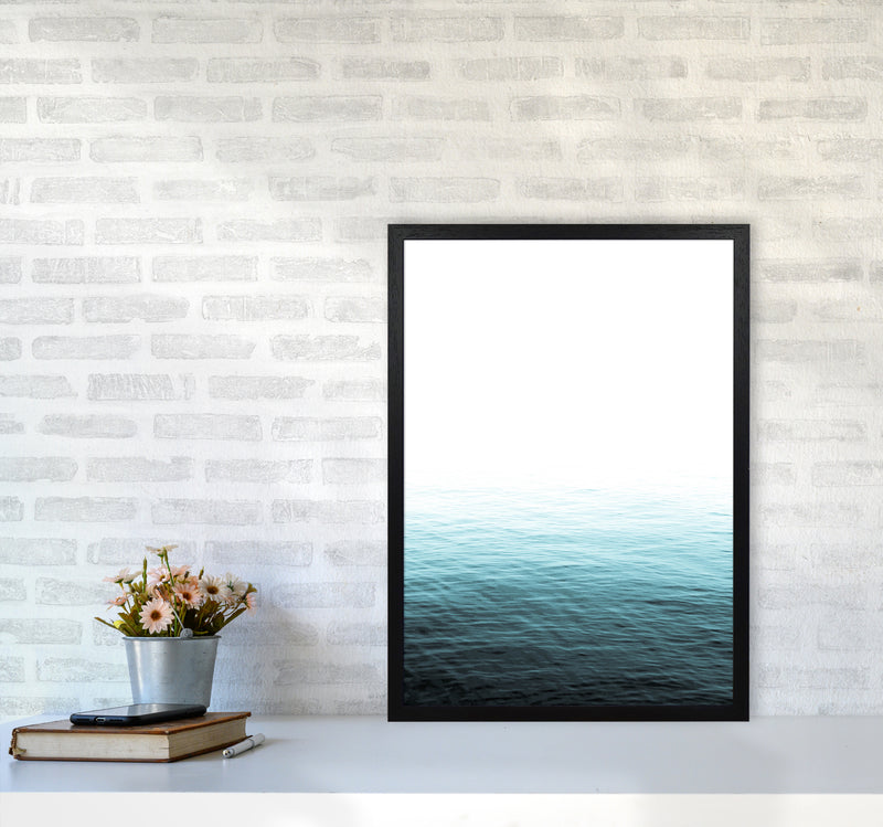 Vast Blue Ocean Photography Print by Victoria Frost A2 White Frame
