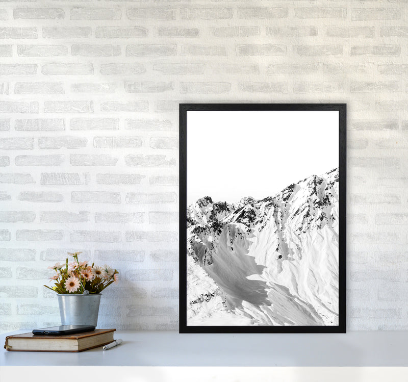 Mountains Edge Photography Print by Victoria Frost A2 White Frame