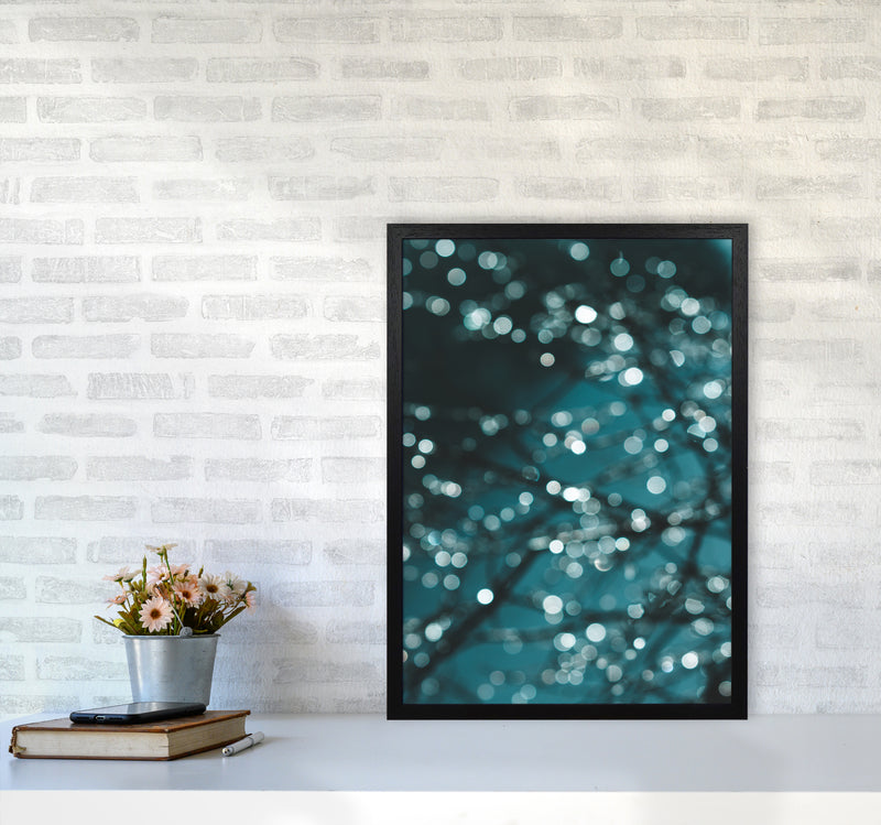 Midnight Sparkle Photography Print by Victoria Frost A2 White Frame