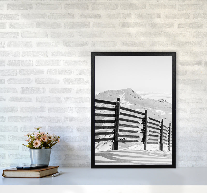Going down the Mountain Photography Print by Victoria Frost A2 White Frame