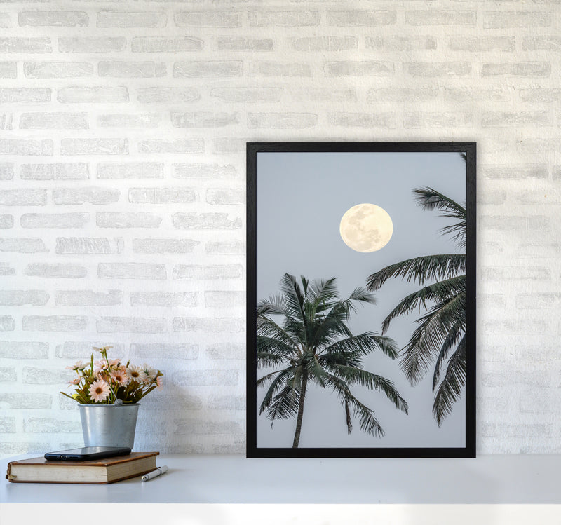Full Moon Photography Print by Victoria Frost A2 White Frame