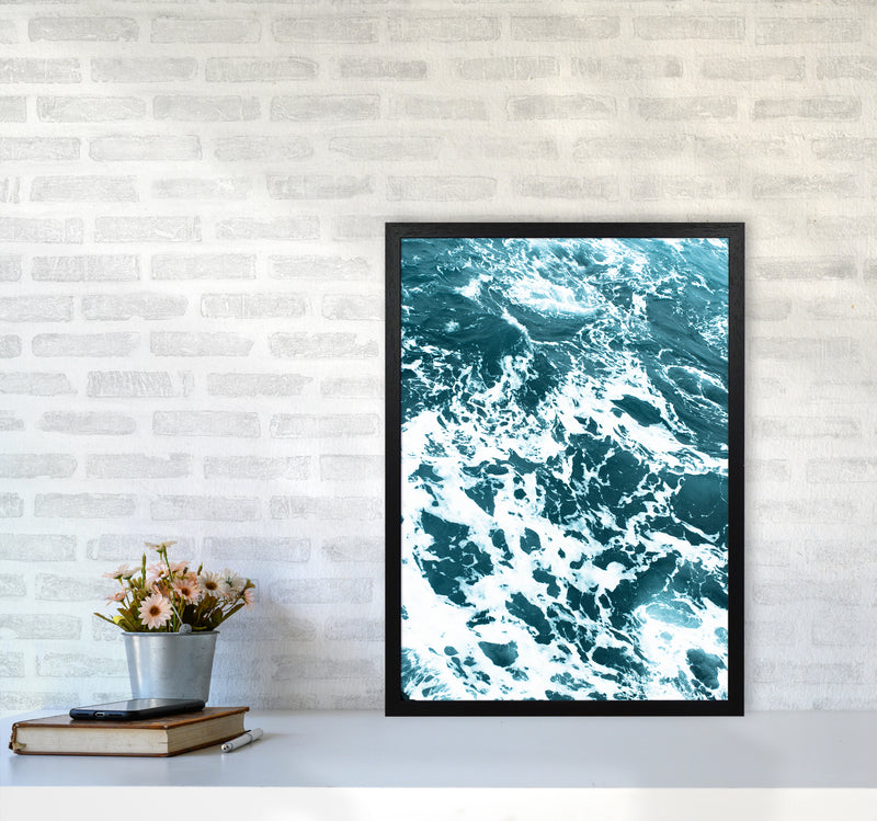 Blue Ocean Photography Print by Victoria Frost A2 White Frame