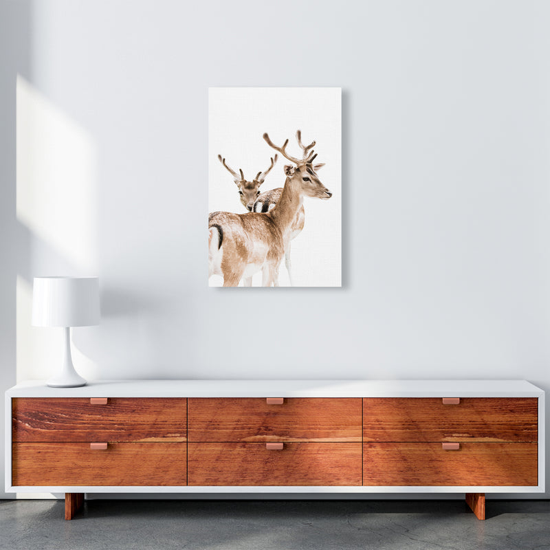 Deers II Photography Print by Victoria Frost A2 Canvas