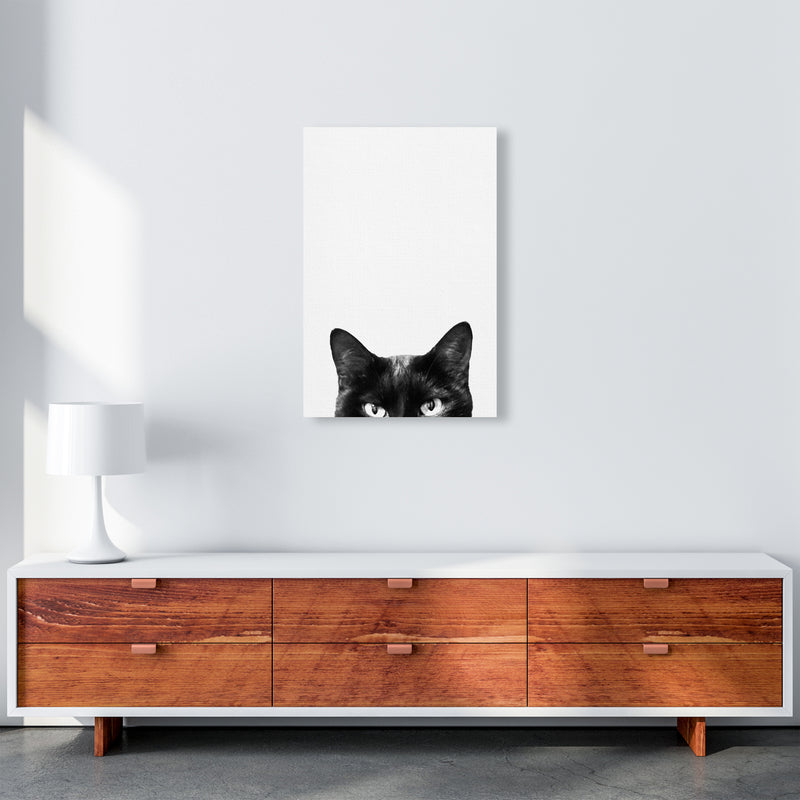 Black Cat Photography Print by Victoria Frost A2 Canvas
