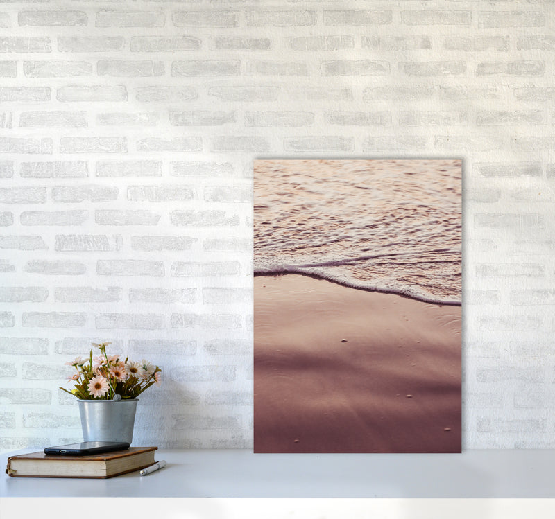 Sunset Waves Photography Print by Victoria Frost A2 Black Frame