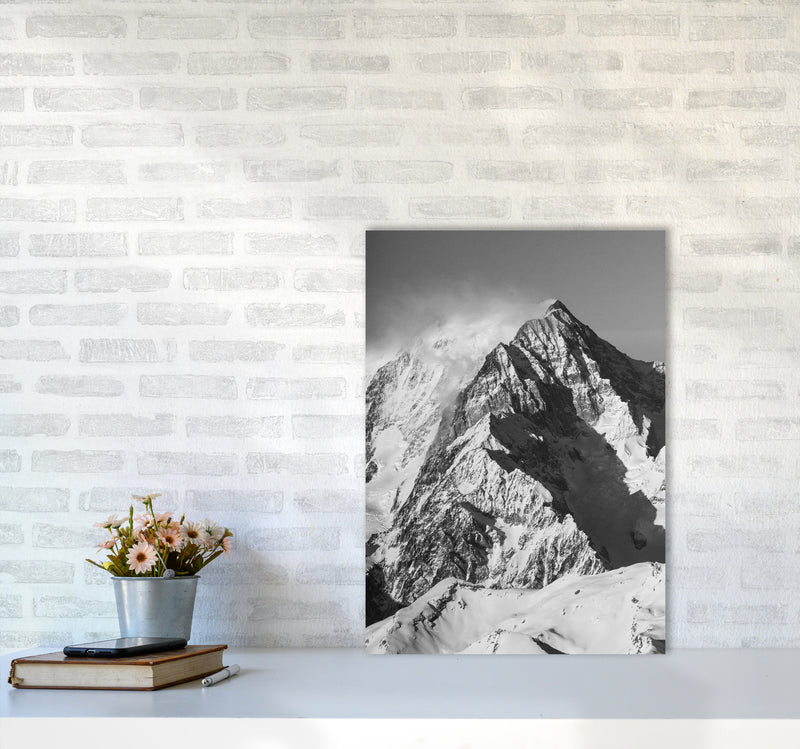 Mont Blanc Moutain Photography Print by Victoria Frost A2 Black Frame