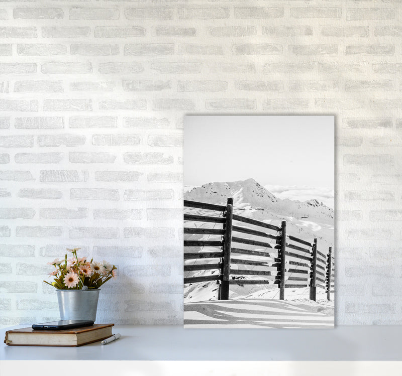 Going down the Mountain Photography Print by Victoria Frost A2 Black Frame