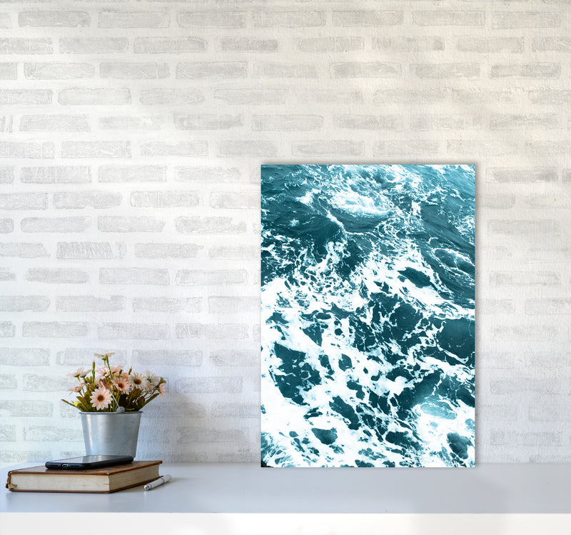 Blue Ocean Photography Print by Victoria Frost A2 Black Frame