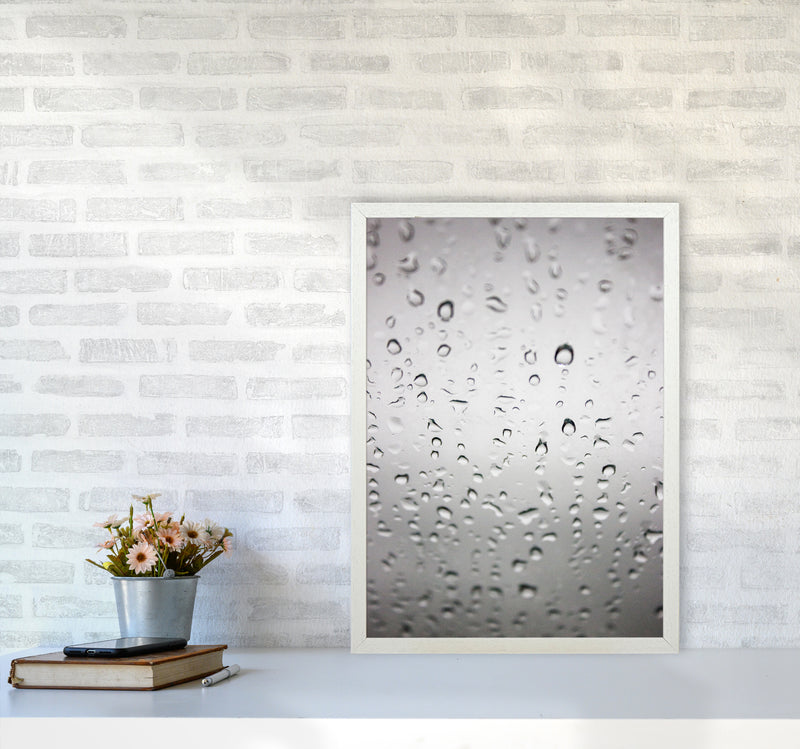 Touch of Rain Photography Print by Victoria Frost A2 Oak Frame