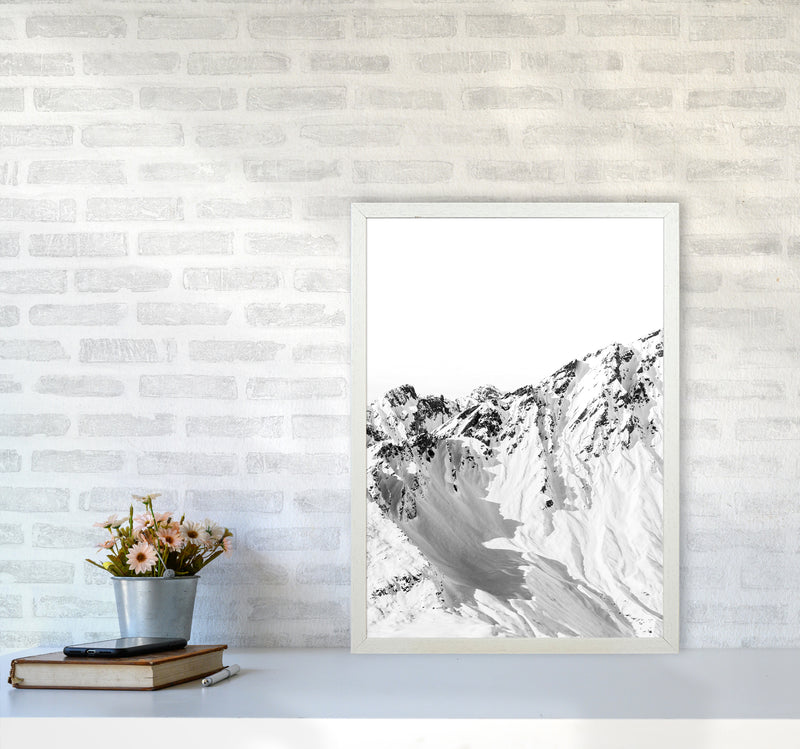 Mountains Edge Photography Print by Victoria Frost A2 Oak Frame
