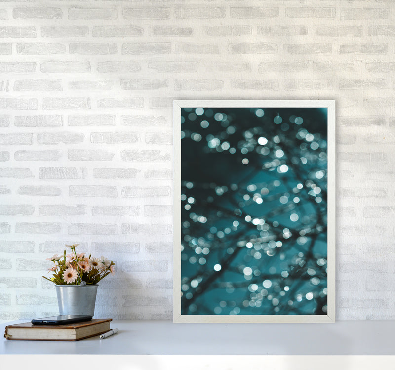 Midnight Sparkle Photography Print by Victoria Frost A2 Oak Frame