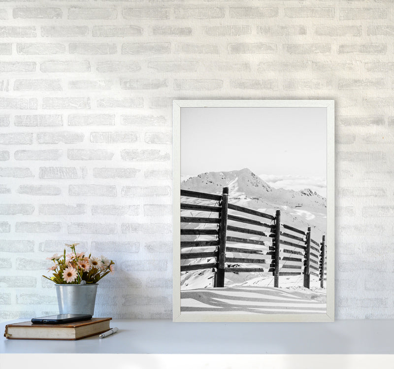 Going down the Mountain Photography Print by Victoria Frost A2 Oak Frame
