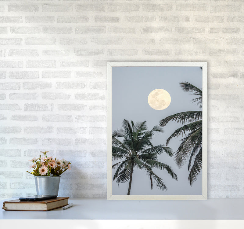 Full Moon Photography Print by Victoria Frost A2 Oak Frame