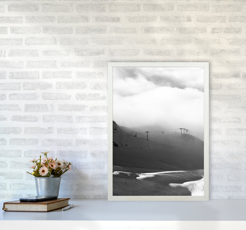 Above and beyond the Mountain Photography Print by Victoria Frost A2 Oak Frame