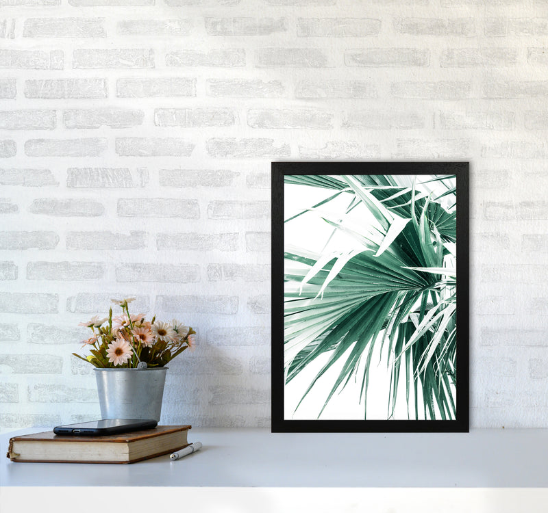 Palm Leaves Photography Print by Victoria Frost A3 White Frame