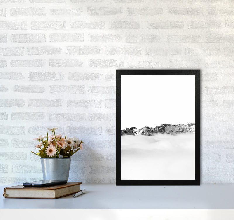 Mountains Divide Photography Print by Victoria Frost A3 White Frame
