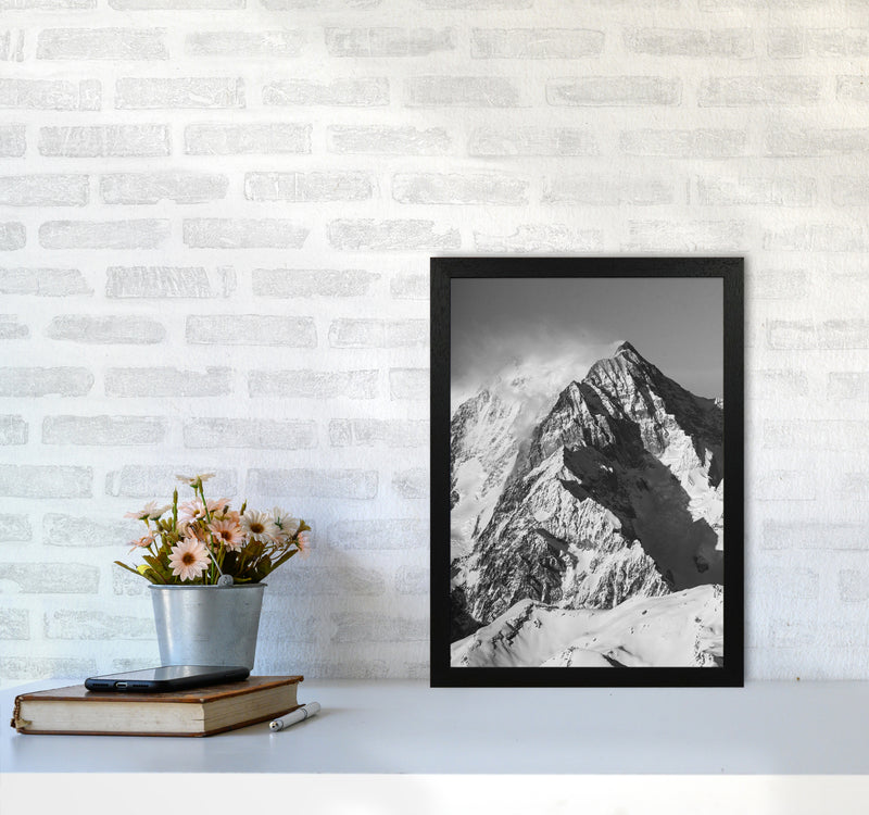 Mont Blanc Moutain Photography Print by Victoria Frost A3 White Frame