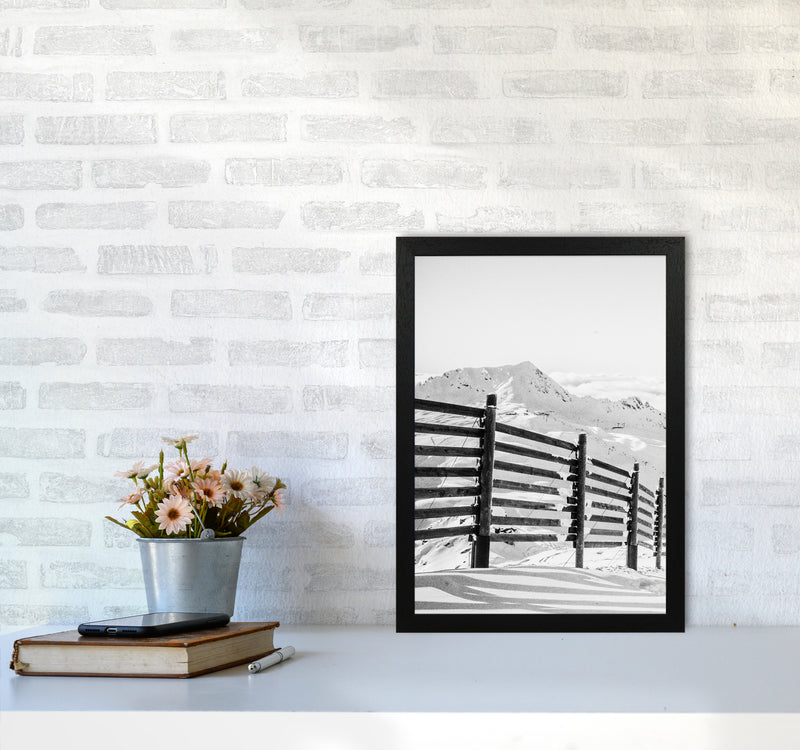 Going down the Mountain Photography Print by Victoria Frost A3 White Frame