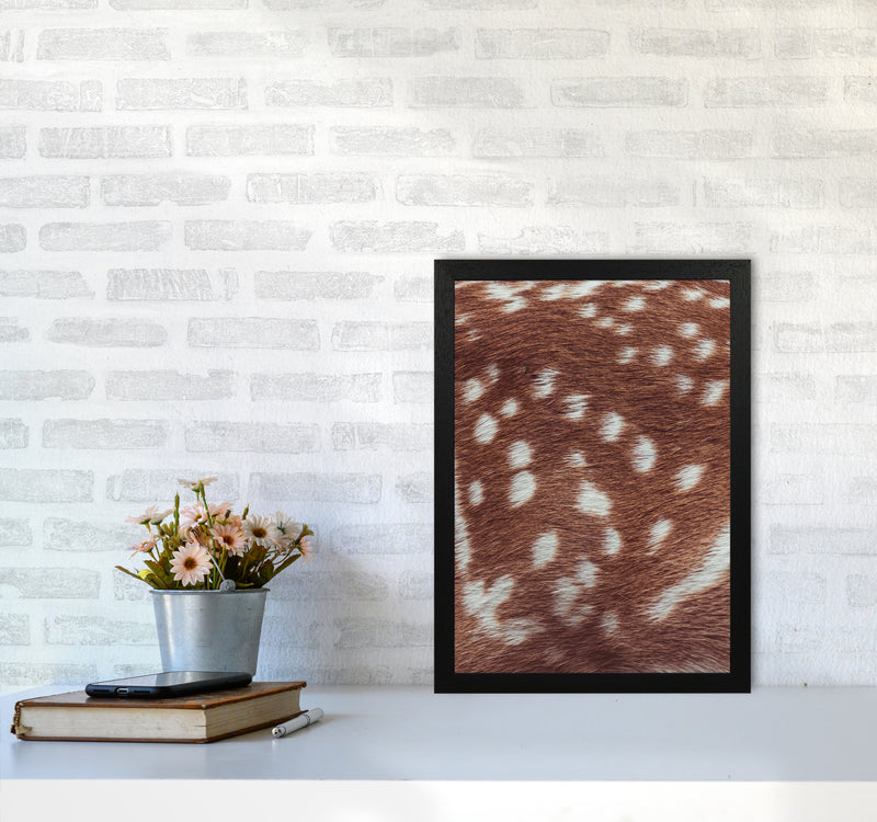 Deer skin Photography Print by Victoria Frost A3 White Frame
