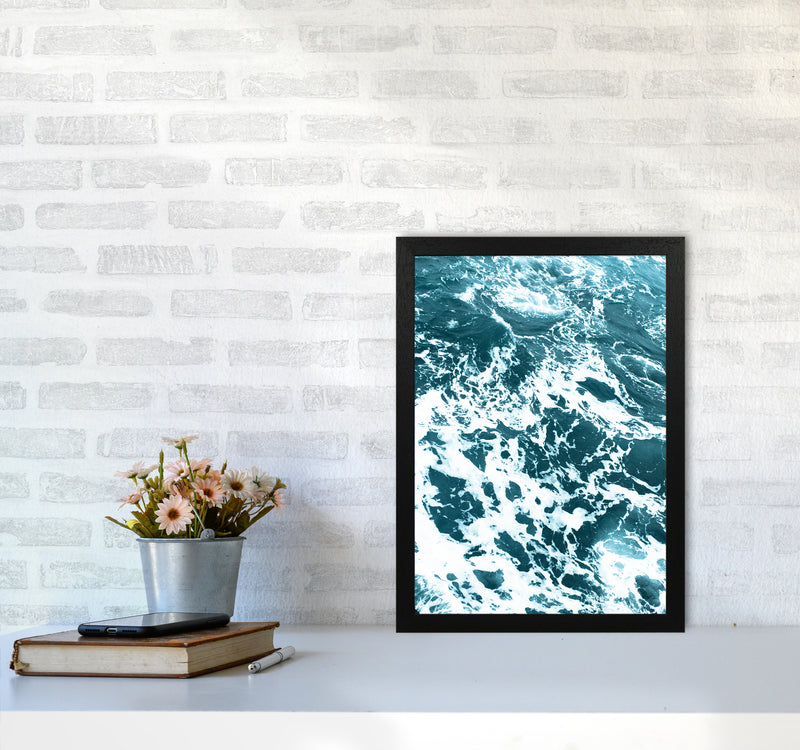 Blue Ocean Photography Print by Victoria Frost A3 White Frame
