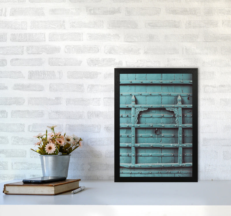 Blue Door Photography Print by Victoria Frost A3 White Frame