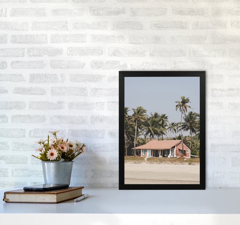Beach House Photography Print by Victoria Frost A3 White Frame