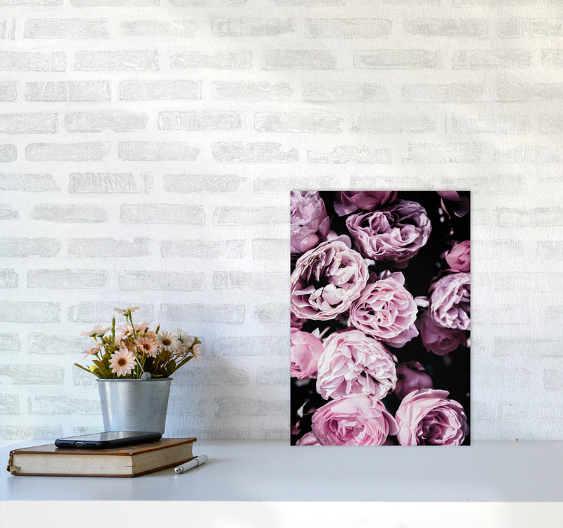 Pink Flowers II Photography Print by Victoria Frost A3 Black Frame