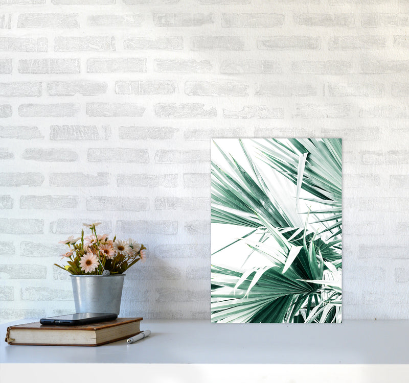 Palm Leaves II Photography Print by Victoria Frost A3 Black Frame