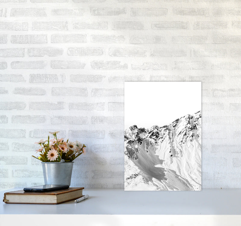 Mountains Edge Photography Print by Victoria Frost A3 Black Frame
