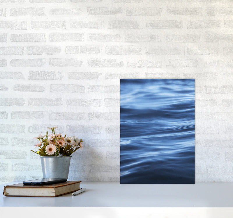 Calm Ocean Photography Print by Victoria Frost A3 Black Frame