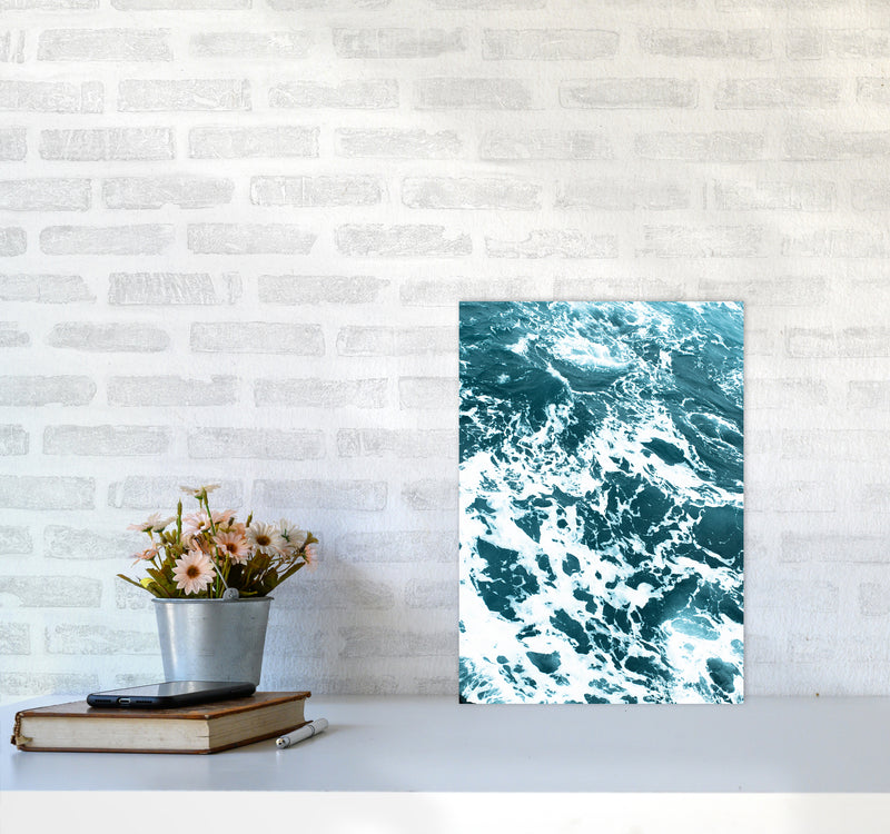 Blue Ocean Photography Print by Victoria Frost A3 Black Frame