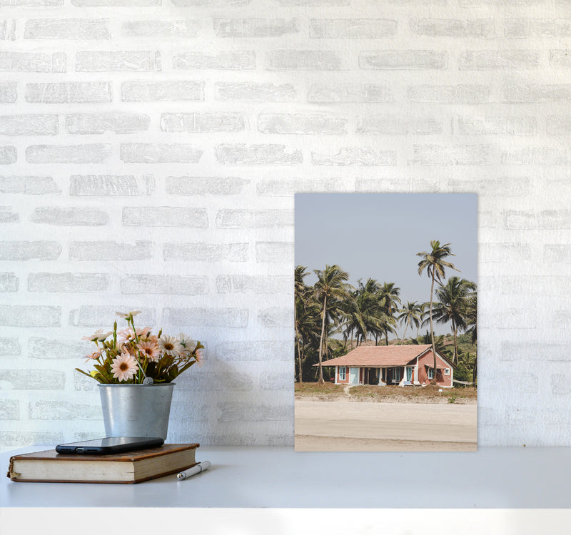 Beach House Photography Print by Victoria Frost A3 Black Frame