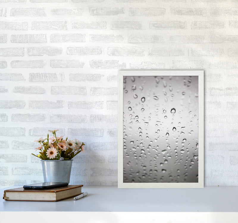 Touch of Rain Photography Print by Victoria Frost A3 Oak Frame