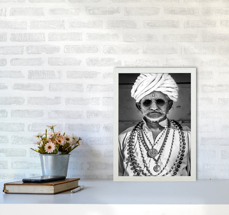 Portrait I Photography Print by Victoria Frost A3 Oak Frame