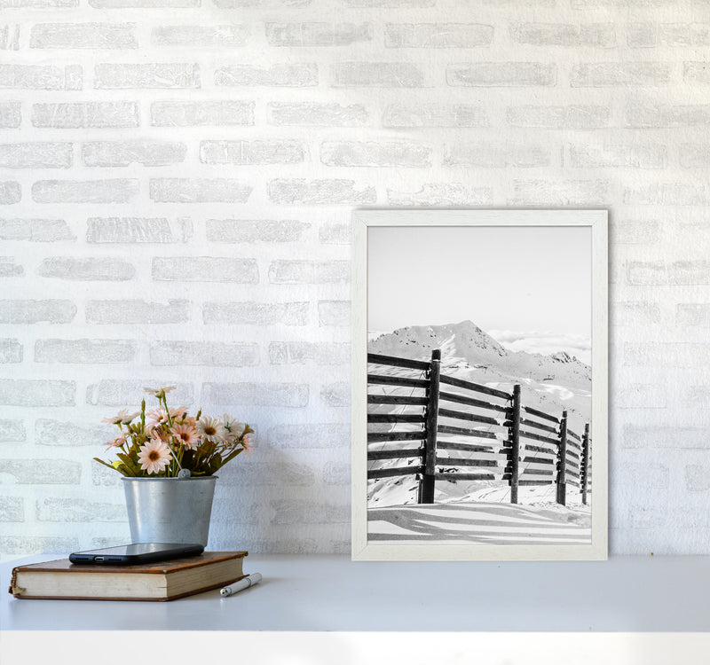 Going down the Mountain Photography Print by Victoria Frost A3 Oak Frame