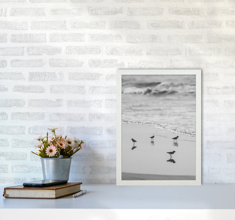 Beach Club Photography Print by Victoria Frost A3 Oak Frame