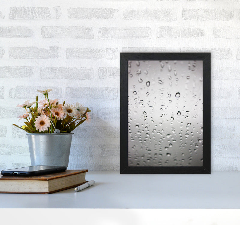 Touch of Rain Photography Print by Victoria Frost A4 White Frame