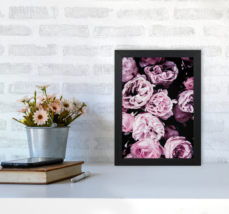 Pink Flowers II Photography Print by Victoria Frost A4 White Frame