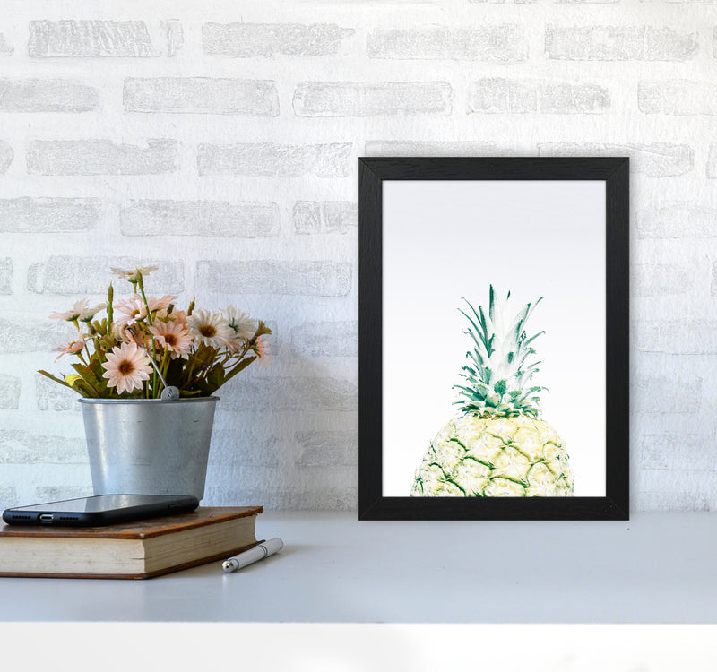 Pineapple Photography Print by Victoria Frost A4 White Frame
