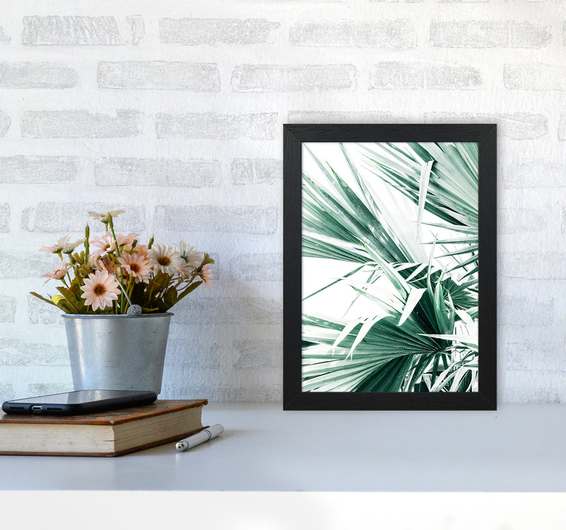 Palm Leaves II Photography Print by Victoria Frost A4 White Frame