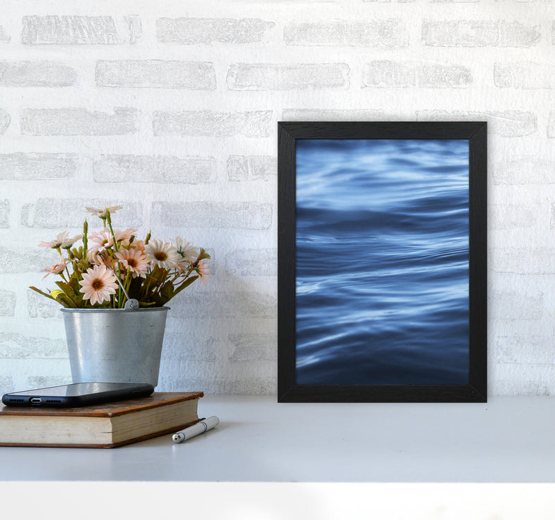 Calm Ocean Photography Print by Victoria Frost A4 White Frame
