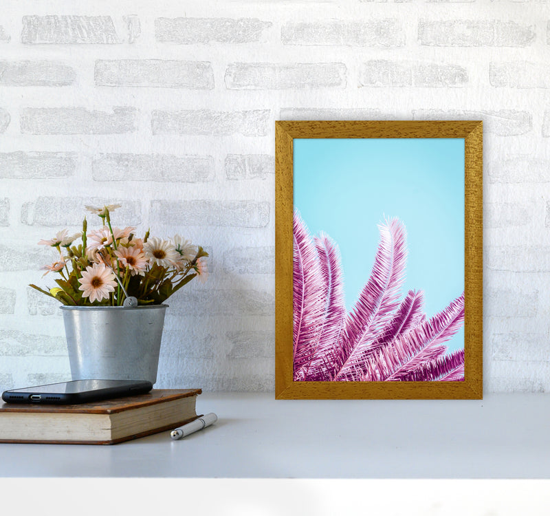 Pink Palm Trees Photography Print by Victoria Frost A4 Print Only
