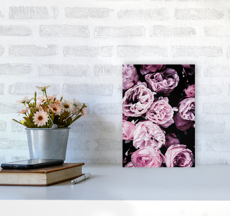 Pink Flowers II Photography Print by Victoria Frost A4 Black Frame