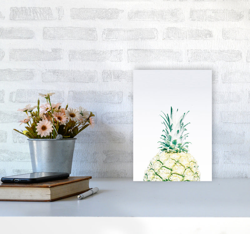 Pineapple Photography Print by Victoria Frost A4 Black Frame