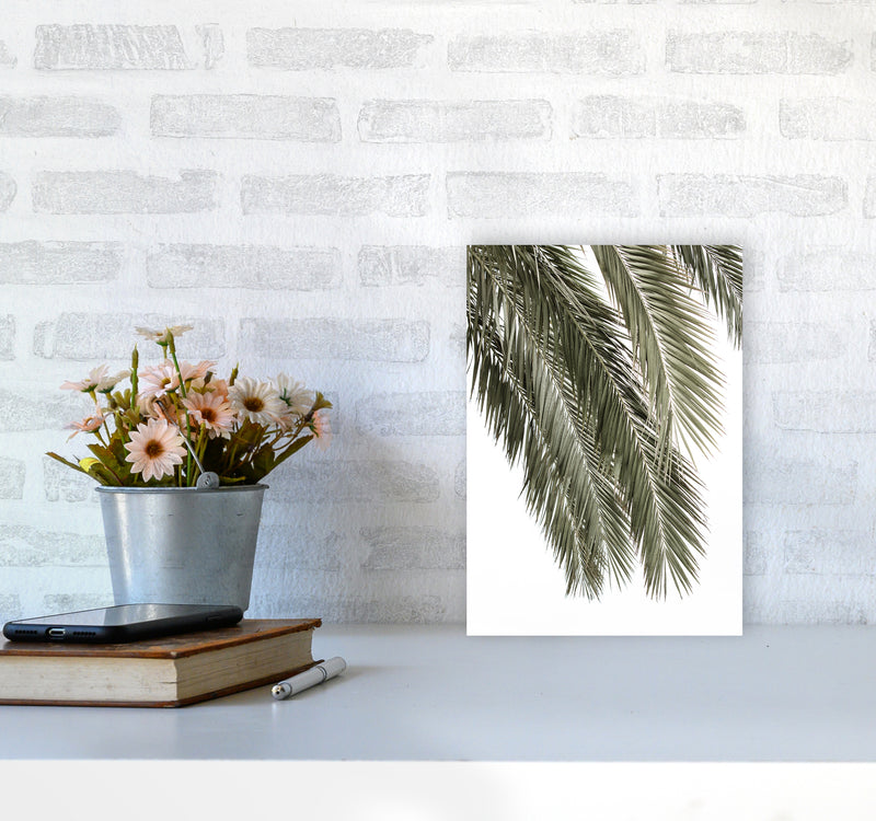 Palms Photography Print by Victoria Frost A4 Black Frame
