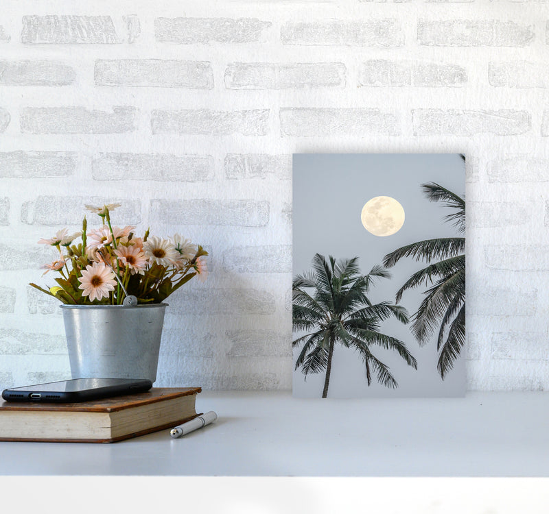 Full Moon Photography Print by Victoria Frost A4 Black Frame